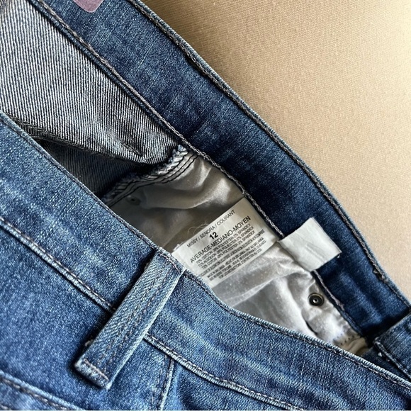 Gloria Vanderbilt Amanda High Rise Tapered Stretch Jeans Blue Med Wash Size 12 - Picture 5 of 7